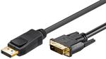 Kabel Display Port DP - DVI-D (24 pin) Goobay 1m w sklepie internetowym sklepsatelitarny.pl