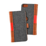 Portfel na telefon MOC Velcro Book Wallet Grey w sklepie internetowym sklepsatelitarny.pl