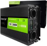 PRZETWORNICA NAPIĘCIA Green Cell PowerInverter LCD 12V -> 230V 2000W/4000W CZYSTA SINUSOIDA w sklepie internetowym sklepsatelitarny.pl