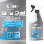 Preparat do czyszczenia i nabłyszczania mebli i urządzeń ze stali nierdzewnej CLINEX Shine Steel 650ML w sklepie internetowym Hurtownia Przemysłowa