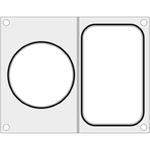 Matryca forma do zgrzewarek BOKAMA na tackę bez podziału 137x96 mm + pojemnik śr. 115 mm - Hendi 805947 w sklepie internetowym Hurtownia Przemysłowa