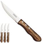 Zestaw noży do steków z drewnianym uchwytem Churrasco JUMBO 4 szt. dł. 255 mm w sklepie internetowym Hurtownia Przemysłowa