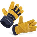 Rękawice rękawiczki ochronne robocze skórzane z mankietami L w sklepie internetowym Hurtownia Przemysłowa