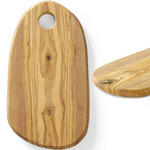 Deska do serwowania z drewna oliwnego z otworem 250 x 165 x 18 mm - Hendi 505229 w sklepie internetowym Hurtownia Przemysłowa