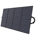 Ładowarka solarna słoneczna turystyczna składana 160W czarna w sklepie internetowym Hurtownia Przemysłowa