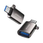 Adapter przejściówka USB 3.2 Gen 1 męski - USB-C żeński czarny w sklepie internetowym Hurtownia Przemysłowa