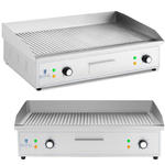 Grill elektryczny płyta grillowa ryflowana 700 x 400 mm 4400 W w sklepie internetowym Hurtownia Przemysłowa