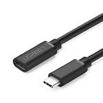 Przedłużacz do kabla przewodu USB-C 3.1 0.5m czarny w sklepie internetowym Hurtownia Przemysłowa