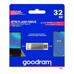 Pendrive 32GB dwa złącza USB 3.2 + USB-C OTG ODA3 srebrny w sklepie internetowym Hurtownia Przemysłowa