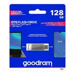 Pendrive 128GB dwa złącza USB 3.2 + USB-C OTG ODA3 srebrny w sklepie internetowym Hurtownia Przemysłowa