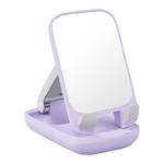 2w1 Regulowany stojak podstawka na telefon z lusterkiem Seashell Series fioletowy w sklepie internetowym Hurtownia Przemysłowa