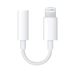 Apple oryginalna przejściówka na słuchawki ze złącza Lightning na mini jack 3.5mm biała w sklepie internetowym Hurtownia Przemysłowa