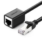 Przedłużacz kabla sieciowego LAN Ethernet RJ45 F/UTP Cat. 6 1000Mb/s 0.5m czarny w sklepie internetowym Hurtownia Przemysłowa