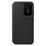 Etui pokrowiec z klapką okienkiem portfel na kartę Samsung Galaxy S23 czarne w sklepie internetowym Hurtownia Przemysłowa
