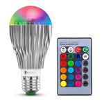 Żarówka LED RGB zmieniająca kolory 16 kolorów 5 trybów 5W + pilot w sklepie internetowym Hurtownia Przemysłowa