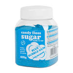 Kolorowy cukier do waty cukrowej niebieski o smaku gumy balonowej 400g w sklepie internetowym Hurtownia Przemysłowa