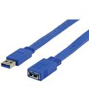 Kabel USB 3.0 AM-AF płaski 2m przedłużacz w sklepie internetowym Seim.com.pl