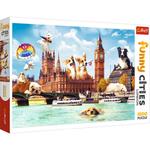 Puzzle 1000 elementów - Psy w Londynie - Trefl w sklepie internetowym zabawkitotu.pl 