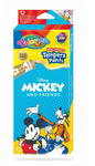 Farby tempera w tubach 12 kolorów Myszka Mickey w sklepie internetowym zabawkitotu.pl 