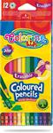 Kredki ołówkowe 12 kolorów heksagonalne z gumką Colorino Kids w sklepie internetowym zabawkitotu.pl 