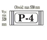 Okładka samoprzylepna P-4 A4 wys. 320mm x obw. max 530mm p50 IKS cena za 1szt. w sklepie internetowym zabawkitotu.pl 