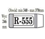 Okładka książkowa reg.R-555 wys. 246mm x obw. 340mm - 370mm p50 IKS cena za 1szt. w sklepie internetowym zabawkitotu.pl 