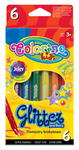 Flamastry brokatowe 6 kolorów - Colorino Kids w sklepie internetowym zabawkitotu.pl 