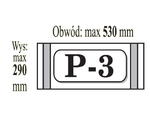 Okładka samoprzylepna P-3 wys. 239mm x obw. max 530mm p50 IKS cena za 1szt. w sklepie internetowym zabawkitotu.pl 