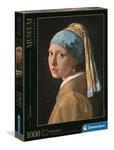 Clementoni Puzzle 1000el Museum Vermeer: Dziewczyna z perłą. Girl with a pearl earring 39614 w sklepie internetowym zabawkitotu.pl 