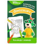 Superzielona misja Treflika. Koloruję i zgaduję. Dinozaury 43096 Trefl w sklepie internetowym zabawkitotu.pl 