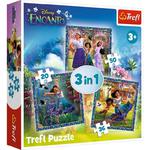 Puzzle 3w1 Bohaterowie magicznego Encanto 34866 Trefl w sklepie internetowym zabawkitotu.pl 