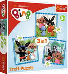 Puzzle 3w1 20,36,50 elementów Bing Trefl w sklepie internetowym zabawkitotu.pl 