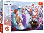 Puzzle 160el - Siostrzana przygoda - Disney Kraina Lodu II w sklepie internetowym zabawkitotu.pl 