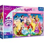 Puzzle 160el Super Shape XL Disney Princess - Różowy świat księżniczek 50025 Trefl Junior w sklepie internetowym zabawkitotu.pl 