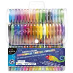 Długopisy żelowe metaliczne brolatowe i fluorescencyjne 36 kolorów KIDEA w sklepie internetowym zabawkitotu.pl 