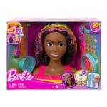 Barbie Głowa do stylizacji Neonowa tęcza Kręcone włosy HMD79 MATTEL w sklepie internetowym zabawkitotu.pl 