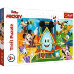 Puzzle 24el Maxi Myszka Mickey i przyjaciele 14351 Trefl w sklepie internetowym zabawkitotu.pl 