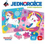 Genialny dzieciak Puzzle magnetyczne Jednorożce 118260 w sklepie internetowym zabawkitotu.pl 