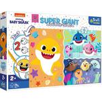 Puzzle dwustronne 15el SUPER GIANT 3w1 Mały rekin / Baby Shark 42004 Trefl w sklepie internetowym zabawkitotu.pl 