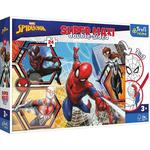 Puzzle dwustronne 24el SUPER MAXI 3w1 Spiderman wyrusza do akcji 41006 Trefl w sklepie internetowym zabawkitotu.pl 