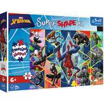 Puzzle 160el Super Shape XL Marvel Spiderman 50024 Trefl Junior w sklepie internetowym zabawkitotu.pl 