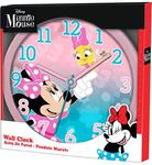 Zegar ścienny Wall clock 25cm Myszka Minnie Minnie Mouse MN3075 Kids Euroswan w sklepie internetowym zabawkitotu.pl 