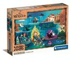 Clementoni Puzzle 1000el Compact Disney Maps Little mermaid. Mała Syrenka 39783 p6 w sklepie internetowym zabawkitotu.pl 