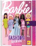 Szkicownik Barbie Fashion Look Book 12877 + 4 pisaki, 4 kredki, arkusz ze wzorami, naklejki w sklepie internetowym zabawkitotu.pl 