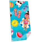 Ręcznik plażowy Koci Domek Gabi 70x140cm bawełna Gabby's Dollhouse GD00003 Kids Euroswan w sklepie internetowym zabawkitotu.pl 