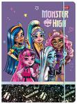 Teczka z gumką A4 MONSTER HIGH p10 cena za 1szt w sklepie internetowym zabawkitotu.pl 