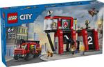 LEGO 60414 CITY Remiza strażacka z wozem strażackim p2 w sklepie internetowym zabawkitotu.pl 