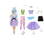 Barbie Lalka z niebieskimi włosami Extra Moda Deluxe GYJ69 MATTEL w sklepie internetowym zabawkitotu.pl 