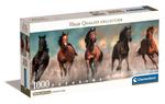 Clementoni Puzzle 1000el Panorama Horses. Konie 39875 w sklepie internetowym zabawkitotu.pl 