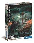 Clementoni Puzzle 1500el Compact Okręt piracki. The Pirates Ship 31719 w sklepie internetowym zabawkitotu.pl 